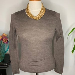 Ellen Tracy 100% Fine Merino Wool Sweater XS